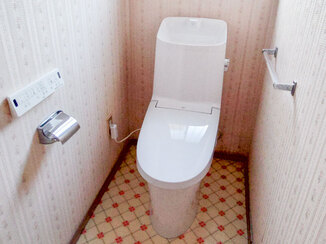 トイレリフォーム 予算をおさえ節水タイプに生まれ変わったトイレ
