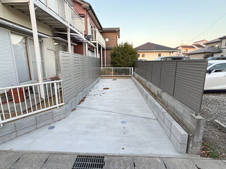 外構工事その他 庭を有効活用して利便性がアップした駐車場